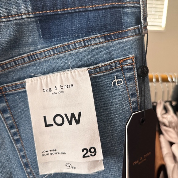 rag & bone NWT Dre low-rise boyfriend size 29 - Picture 6 of 7